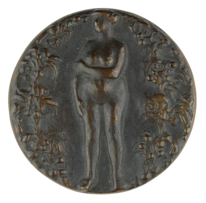 PENNING 1961 Christien Nijland : Leni | Rijksakademie, Postzegels en Munten, Penningen en Medailles, Brons, Nederland, Verzenden