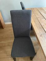 Eetkamerstoelen 4 stuks, Huis en Inrichting, Stoelen, Ophalen, Hout, Gebruikt, Grijs