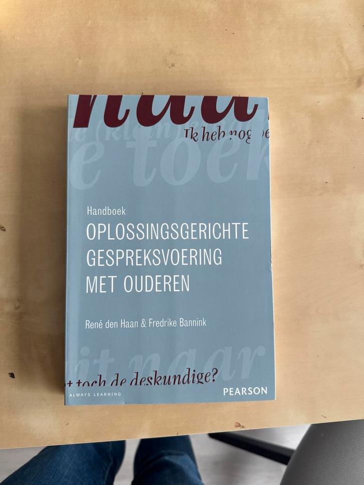 Oplossingsgerichte gespreksvoering met ouderen, Boeken, Studieboeken en Cursussen, Zo goed als nieuw, HBO, Gamma, Ophalen of Verzenden