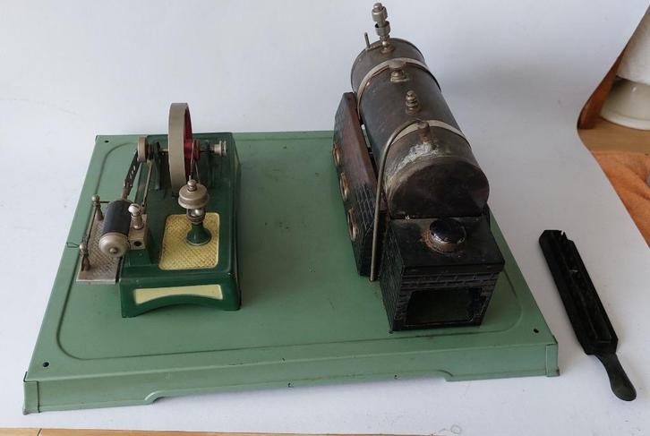 Fleischmann stoommachine groot model – oud speelgoed., Antiek en Kunst, Antiek | Speelgoed, Ophalen