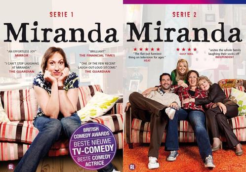 Miranda - Serie 1+2 (4xDVD SET) BBC TV-Serie - Miranda Hart, Cd's en Dvd's, Dvd's | Tv en Series, Zo goed als nieuw, Komedie, Boxset