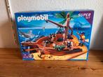 Playmobil piraten schipbreuk eiland 4136 in doos, Kinderen en Baby's, Speelgoed | Playmobil, Ophalen of Verzenden, Gebruikt, Complete set