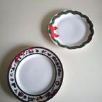 2 kerst borden Sandra rich en kahla, Ophalen of Verzenden, Zo goed als nieuw, Overige stijlen, Bord(en)