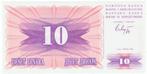 23-1346 Bosnie-Herzegovina 10 dinar 1992, Verzenden, Overige landen, Los biljet