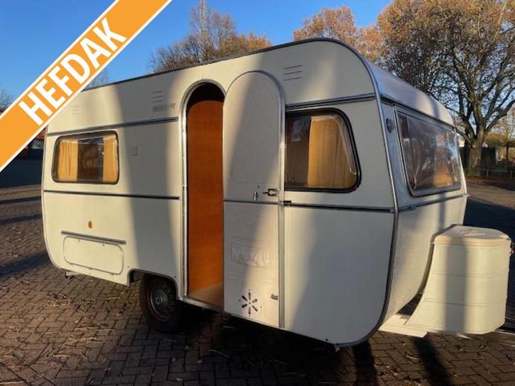 De Reu Casablanca GT 400 1971; 2xtreinzit hefdak; topstaat, Caravans en Kamperen, Caravans, Bedrijf, tot en met 4, 500 - 750 kg