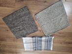 3 Kussenhoezen Leenbakker, Huis en Inrichting, Woonaccessoires | Kussens, Ophalen, Zo goed als nieuw, Grijs, Vierkant