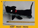 H297 Hond hondje Hema teckel Takkie fleece (25cm), Ophalen, Zo goed als nieuw, Overige typen