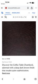 Eichholtz Chambord L Salontafel - Nieuwstaat!, 100 tot 150 cm, Bruin, Rond, Nieuw