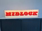 Oude MIDLOCK reclame lichtbak, Verzamelen, Ophalen, Gebruikt, Lichtbak of (neon) lamp, Nvt