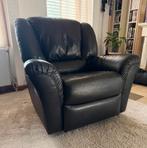 Lederen Relaxstoel - Comfortabel & Stijlvol, Ophalen, Gebruikt, Leer, 75 tot 100 cm