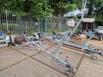 Boottrailers geremd, damco, brenderup, Watersport en Boten, Ophalen, Minder dan 1500 kg, Minder dan 6 meter, Zo goed als nieuw