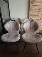Te koop 4 eetkamerstoelen type Mogadishu, Ophalen, Zo goed als nieuw, Stof, Vijf, Zes of meer stoelen
