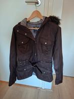 The north face winterjas bruin structuur dames m, Ophalen of Verzenden, Zo goed als nieuw, Maat 38/40 (M), Bruin