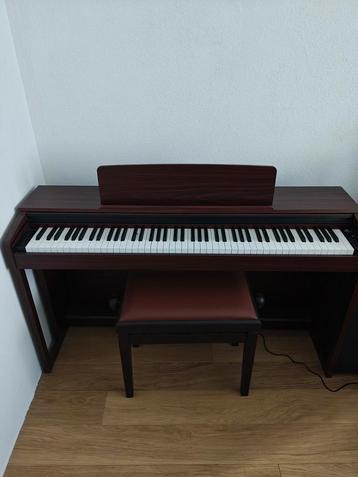 Piano Rosewood (Fazley DP-320-BR) met piano bank en garantie beschikbaar voor biedingen