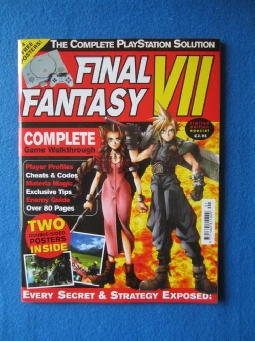 Final Fantasy VII 7 vintage walkthrough magazine, Spelcomputers en Games, Games | Sony PlayStation 1, Zo goed als nieuw, Role Playing Game (Rpg)