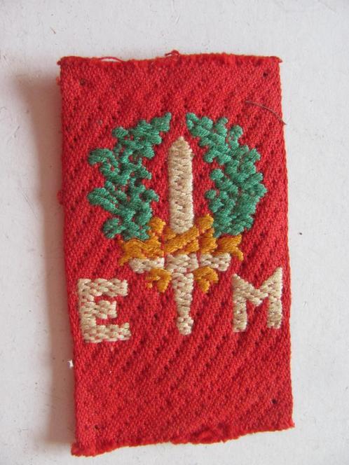 Mouwembleem 1e divisie brabants weefsel, Verzamelen, Militaria | Algemeen, Landmacht, Embleem of Badge, Nederland, Verzenden
