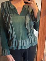 Maria tailor blouse maat 38 groen, Ophalen of Verzenden, Zo goed als nieuw, Maat 38/40 (M), Groen