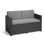 Allibert Monaco Sofa – Graphite, Ophalen of Verzenden, Nieuw