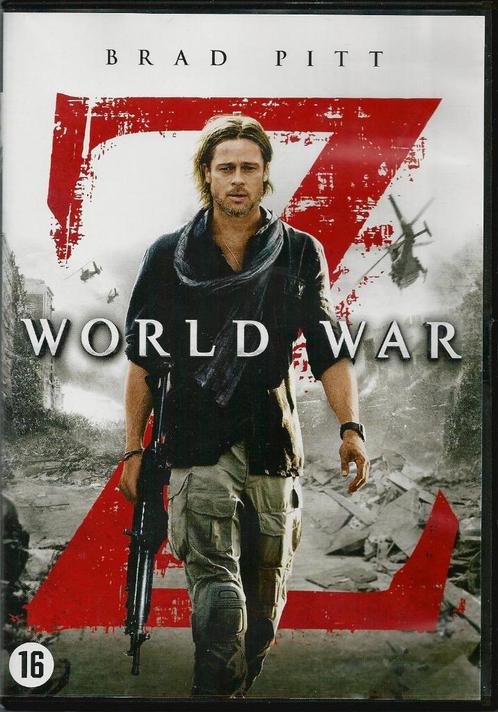 World war Z met o.a. Brad Pitt, Cd's en Dvd's, Dvd's | Klassiekers, Nieuw in verpakking, Science Fiction en Fantasy, 1980 tot heden