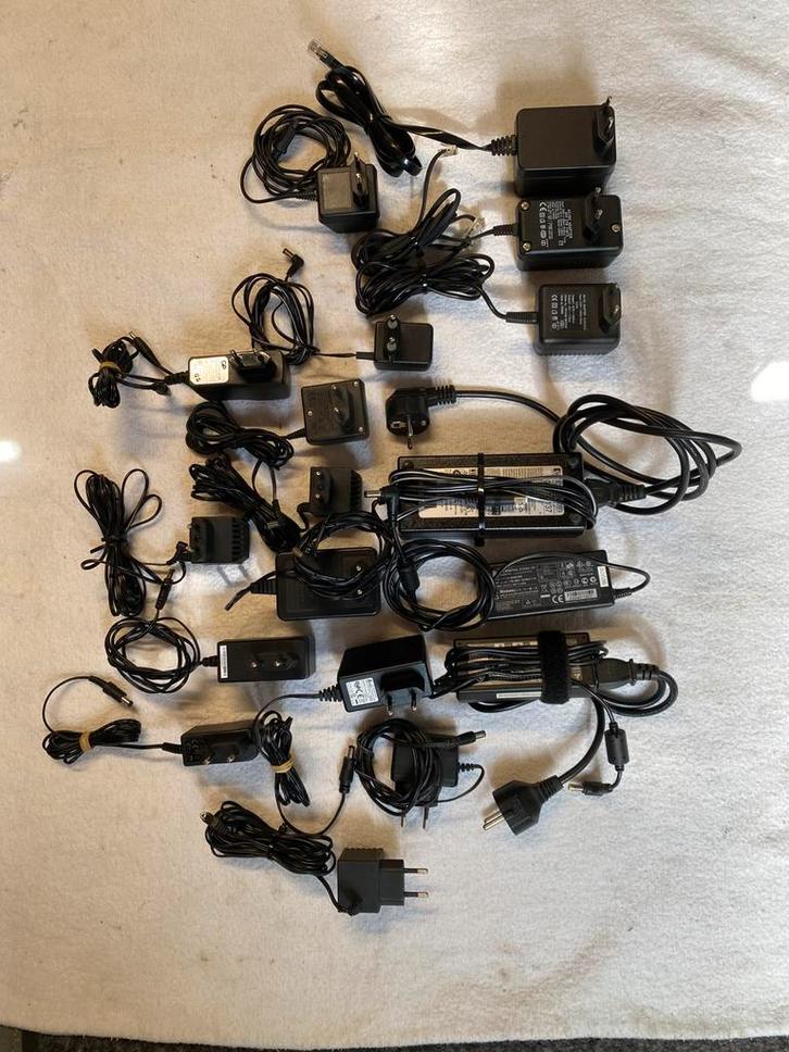 Grote Partij Diverse Kabels en Adapters, Computers en Software, Pc- en Netwerkkabels, Gebruikt, Ophalen