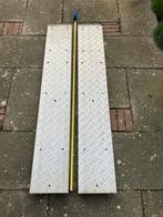 Aluminium Oprijplaten - Set van 2 - 150cm lang, 24cm breed, Auto diversen, Aanhangwagen-onderdelen, Ophalen, Gebruikt