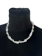 Bergkristal & Rozenkwarts Edelsteen Ketting 45cm, Sieraden, Tassen en Uiterlijk, Kettingen, Nieuw, Ophalen of Verzenden, Steen of Mineraal