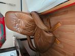 Gratis draai rookstoel fauteuil, Ophalen, Gebruikt, 50 tot 75 cm, Leer