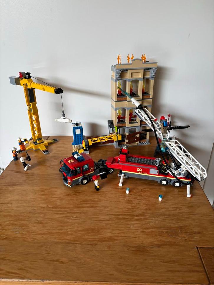 Lego City 60216 Brandweer Brigade in de stad., Kinderen en Baby's, Speelgoed | Duplo en Lego, Gebruikt, Lego, Complete set, Ophalen of Verzenden