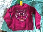 KENZO Tiger sweater trui met logo borduring fuchsia roze S, Kleding | Dames, Truien en Vesten, Nieuw, Ophalen of Verzenden, Kenzo