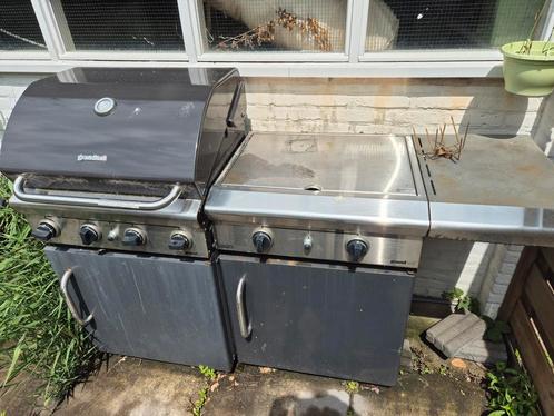 GrandHall buiten BBQ met Wok en Buitenkeuken, Tuin en Terras, Buitenkeukens, Gebruikt, Gas, Vrijstaand, Ophalen