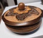 Houten sier schaaltje met snijwerk, Ophalen of Verzenden