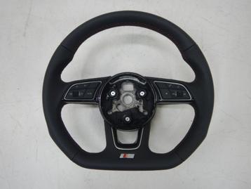 Audi A4 A5 8W Stuur MF+F1+VIEW Leer Rood Stiksel 8W0419669A beschikbaar voor biedingen