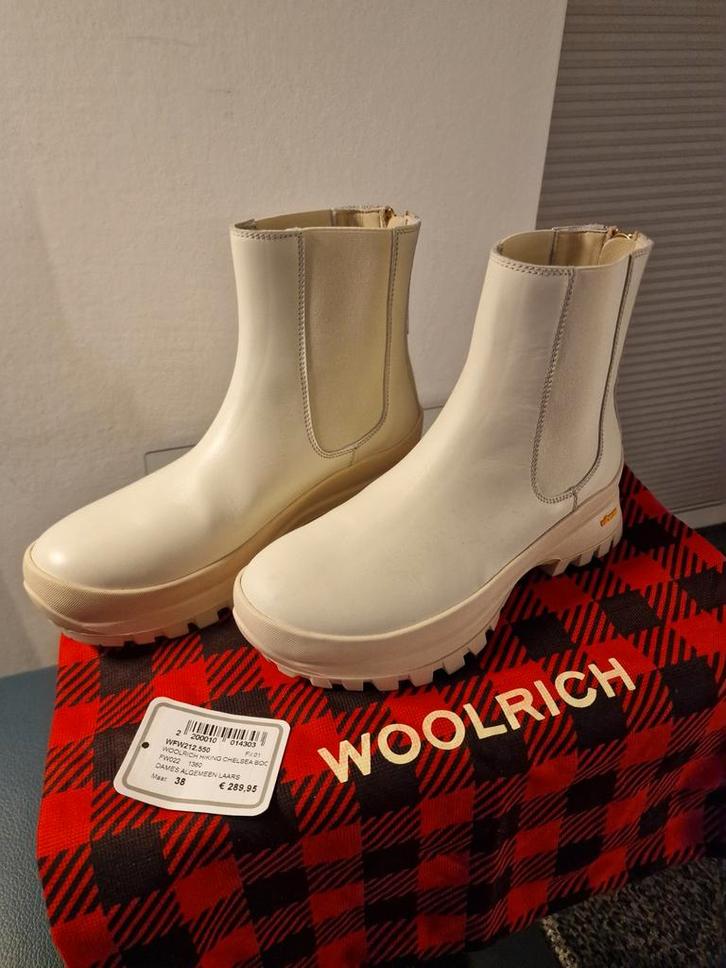 Woolrich leren hiking chelsea boots maat 38, Kleding | Dames, Schoenen, Nieuw, Lage of Enkellaarzen, Beige, Ophalen of Verzenden