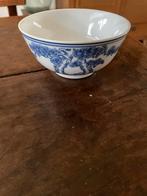 Bkauw met wit schaaltje, Ophalen of Verzenden