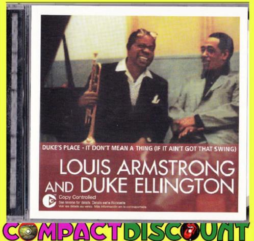 CD Louis Armstrong & Duke Ellington - the Essential / NIEUW, Cd's en Dvd's, Cd's | Jazz en Blues, Zo goed als nieuw, Jazz, 1940 tot 1960