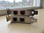 2x Intel Dual-Ports RJ-45 1Gbps 10Base-T/100Base-TX/1000Base, Computers en Software, Ophalen of Verzenden, Zo goed als nieuw, Intern