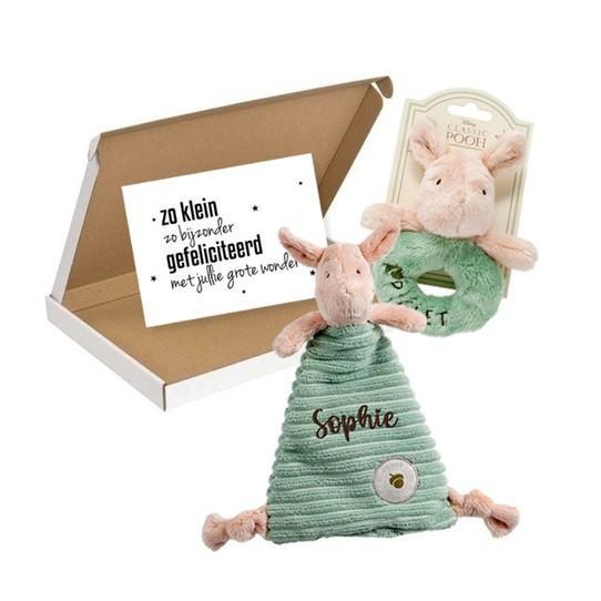 Cadeau door de brievenbus pakketje vintage knorretje poeh, Kinderen en Baby's, Kraamcadeaus en Geboorteborden, Nieuw, Kraamcadeau