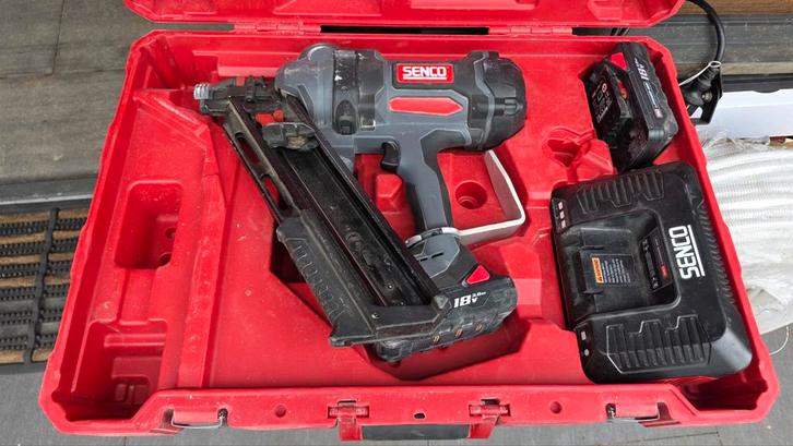 Senco F-35XP Accu Constructietacker Set, Doe-het-zelf en Verbouw, Gereedschap | Overige machines, Gebruikt, Ophalen