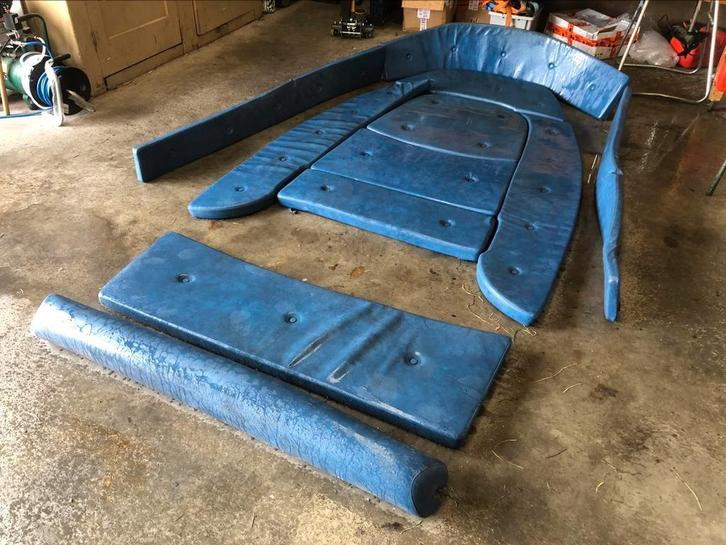 Complete skai kussenset Corsiva 470 Classic met zonnedek, Watersport en Boten, Bootonderdelen, Gebruikt, Overige typen, Motorboot