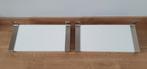 2 x wandplank plankje wit hoogglans ikea, Ophalen of Verzenden