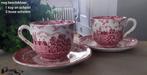 A royal worcester palissy 1790 avon scenes - kop en schotel, Huis en Inrichting, Keuken | Servies, Gebruikt, Ophalen of Verzenden