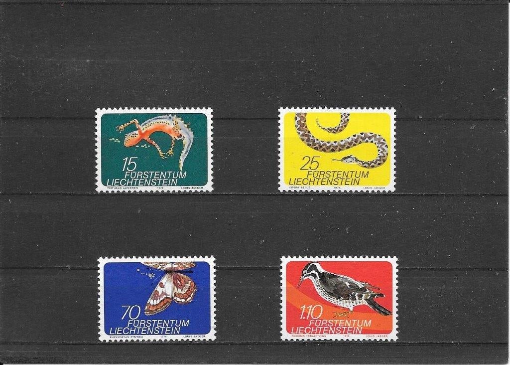 Liechtenstein dieren en vogels, Ophalen of Verzenden, Overige landen, Postfris