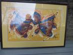 schilderij maskers, Ophalen, 75 tot 100 cm, Schilderij, 50 tot 75 cm