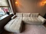 Hoekbank VT wonen Bar chaise longue / stof zand, Ophalen, Hoekbank, Zo goed als nieuw, Stof