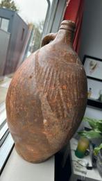 Antieke 1800-eeuwse olijf olie wijn geglazuurde aardewerken, Ophalen of Verzenden