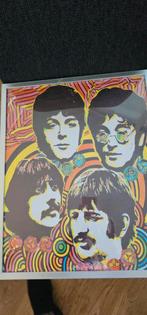 Beatles Vinyl Poster in Lijst, Minder dan 50 cm, Verzenden, Zo goed als nieuw, Foto of Poster