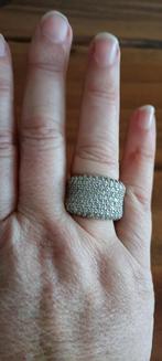 Ti Sento zilveren ring met zirkonia - maat 58, Sieraden, Tassen en Uiterlijk, Ringen, 18 tot 19, Ophalen of Verzenden, Zo goed als nieuw