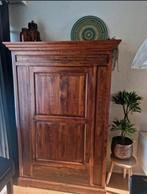 Stoere houten jagerskast 🤎, Antiek en Kunst, Antiek | Meubels | Kasten, Ophalen of Verzenden