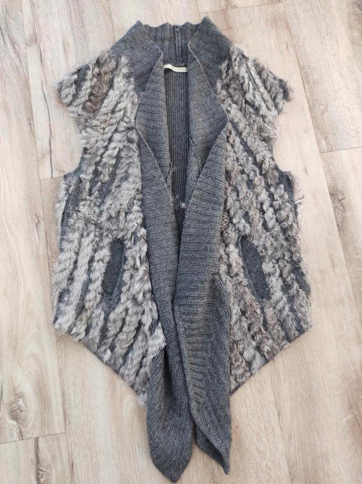 Prachtig grijs mouwloos vest Twelfth Street, S. Bodywarmer., Kleding | Dames, Truien en Vesten, Zo goed als nieuw, Maat 36 (S)