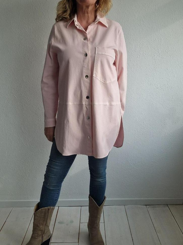 Marc Aurel overhemdjas. Maat M. Zachtroze., Kleding | Dames, Jassen | Zomer, Nieuw, Maat 38/40 (M), Roze, Ophalen of Verzenden